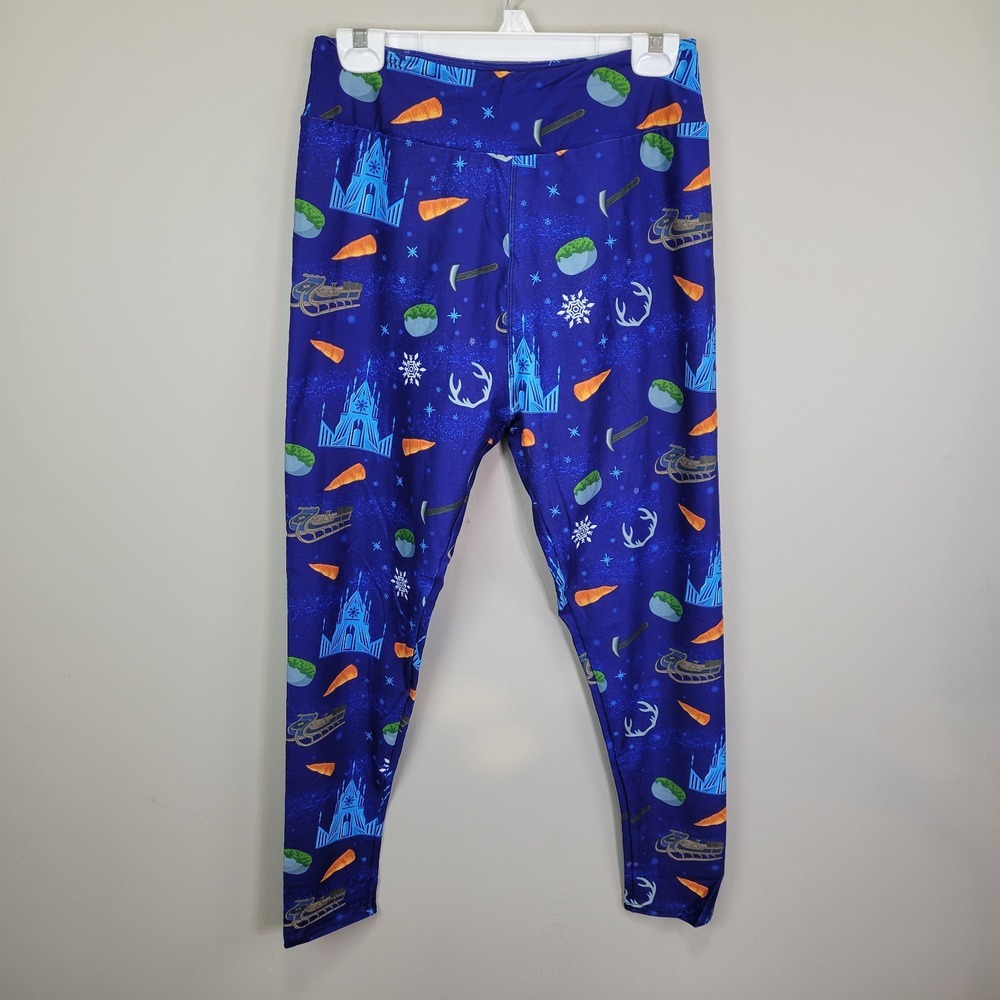 Dren‎ Designs Winter Castle Polyester Spandex Ankle Leggings Tall And Curvy
